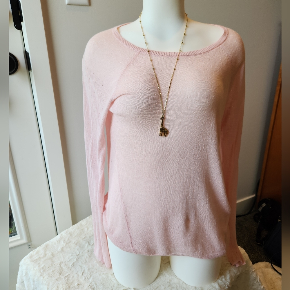 Women's linen blend sweater Cynthia Rowley size M